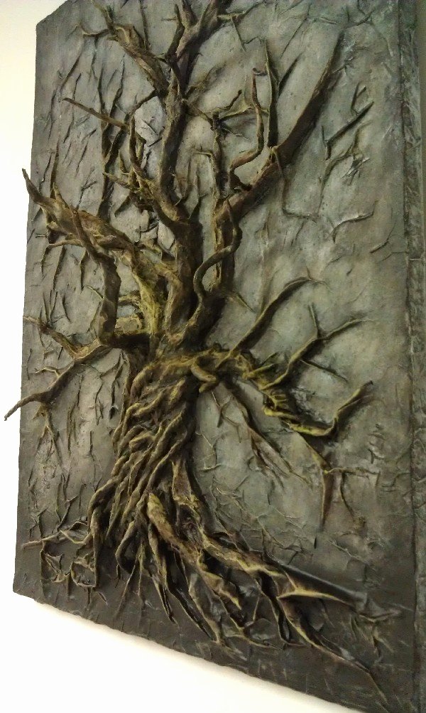 3d Paintings On Canvas Beautiful Vicious Cycle 18x24 3d Acrylic Painting Tree Made Of Recycled Paper Mounted On Canvas I Find