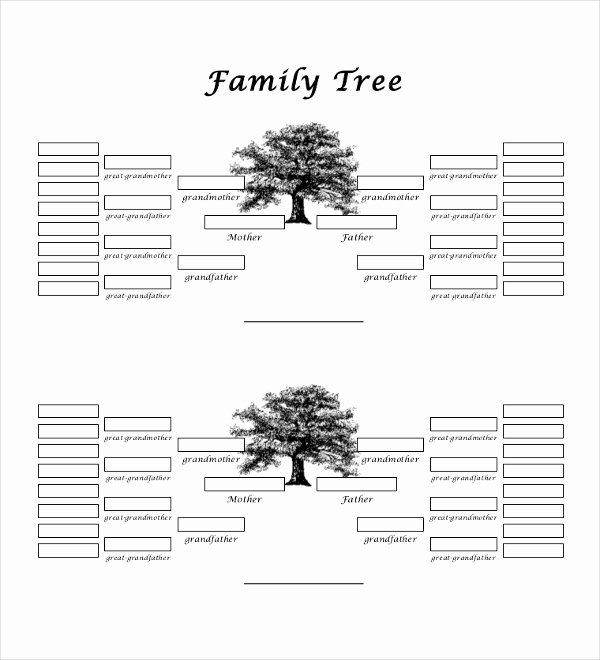 7 Generation Family Tree Template Best Of 51 Family Tree Templates Free Sample Example format
