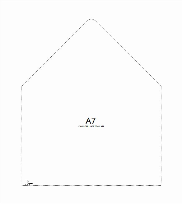 A7 Envelope Template Word Elegant 9 Envelope Liner Templates – Samples Examples &amp; formats