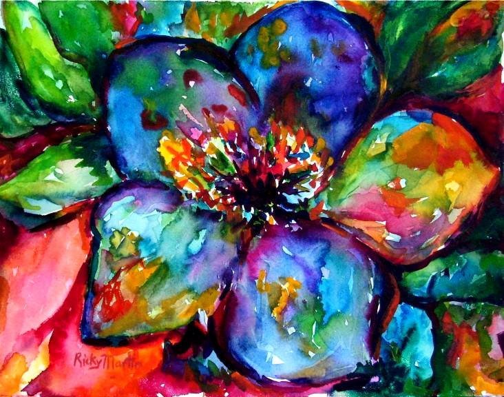 Abstract Paintings Of Flowers Elegant Free Shipping Abstract Vibrant Flower original Fine Art