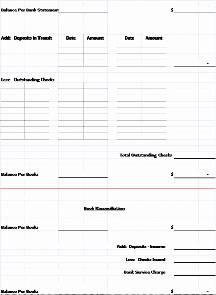 Account Reconciliation Template Excel Awesome 28 Of Checking Account Reconciliation Template
