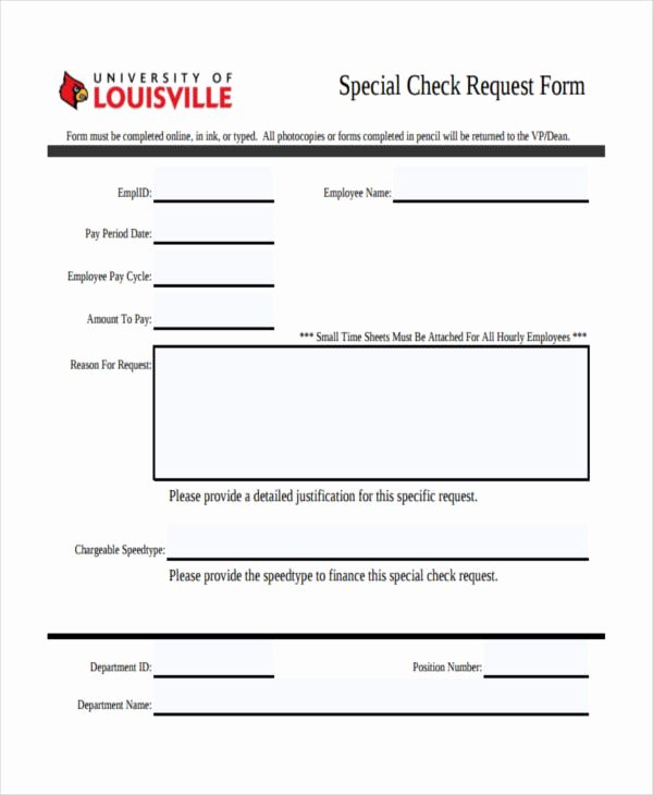 Accounts Payable Check Request form Luxury Free 22 Check Request forms