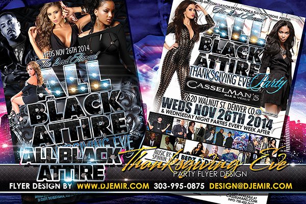All Black Party Flyer Inspirational Flyer Designs Logos Brochures and Graphics that Get Noticed
