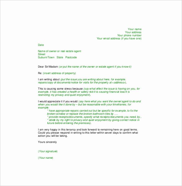 Apartment Noise Complaint Letter Sample Inspirational Sample Plaint Letter to Apartment Management Nice Apartement