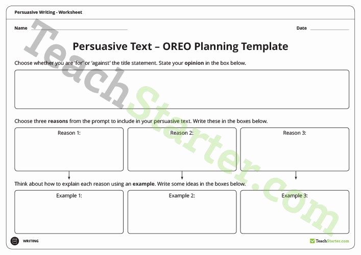 Argumentative Essay Planning Sheet Beautiful Persuasive Texts Writing Task All Families Should Own A Pet Teaching Resource – Teach Starter