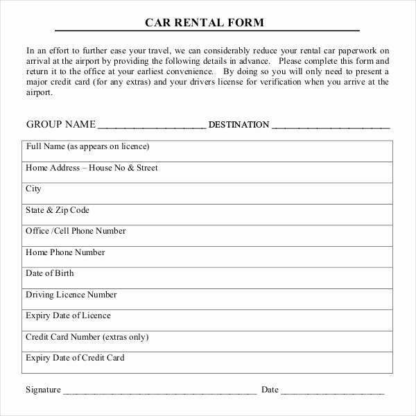 Automotive Credit Application form Fresh Rental Application Template – 12 Free Word Pdf Documents Download
