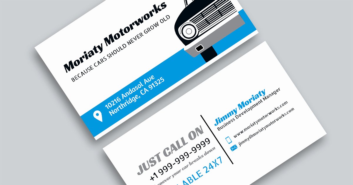 Automotive Repair Business Cards Luxury 10 Automotive Business Card Templates Fully Customisable