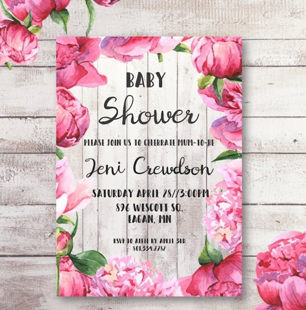 Baby Shower Invitation Psd Beautiful 20 Free and Premium Baby Shower Invitation Templates In