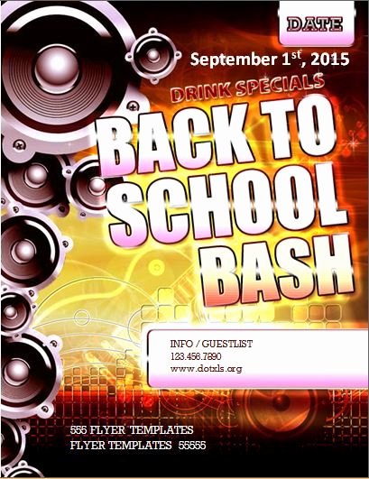 Back to School Flyer Template Best Of Ms Word Back to School Flyer Template