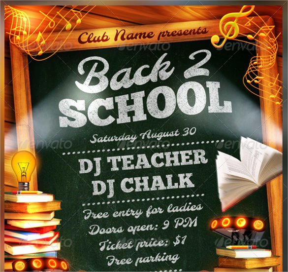 Back to School Flyer Template Lovely Back to School Flyer Template 30 Download In Vector Eps Psd