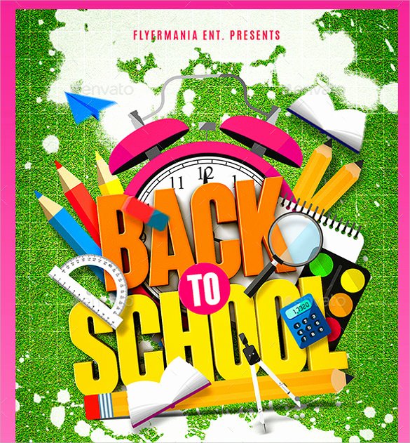 Back to School Flyer Template Unique Back to School Flyer Template 30 Download In Vector Eps Psd