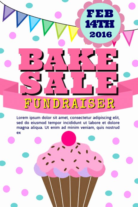 Bake Sale Flyer Template Word Awesome Bake Sale Template