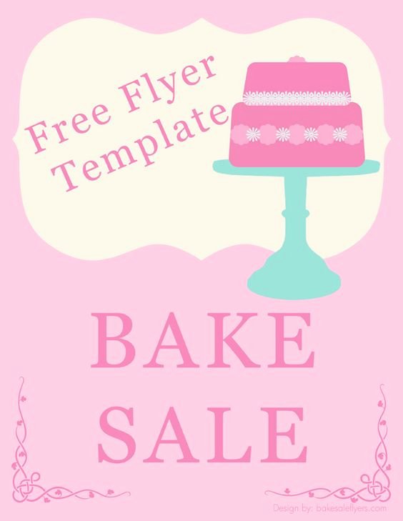 Bake Sale Flyer Template Word Best Of Bake Sale Flyer Template Holidays &amp; Happy Days Pinterest