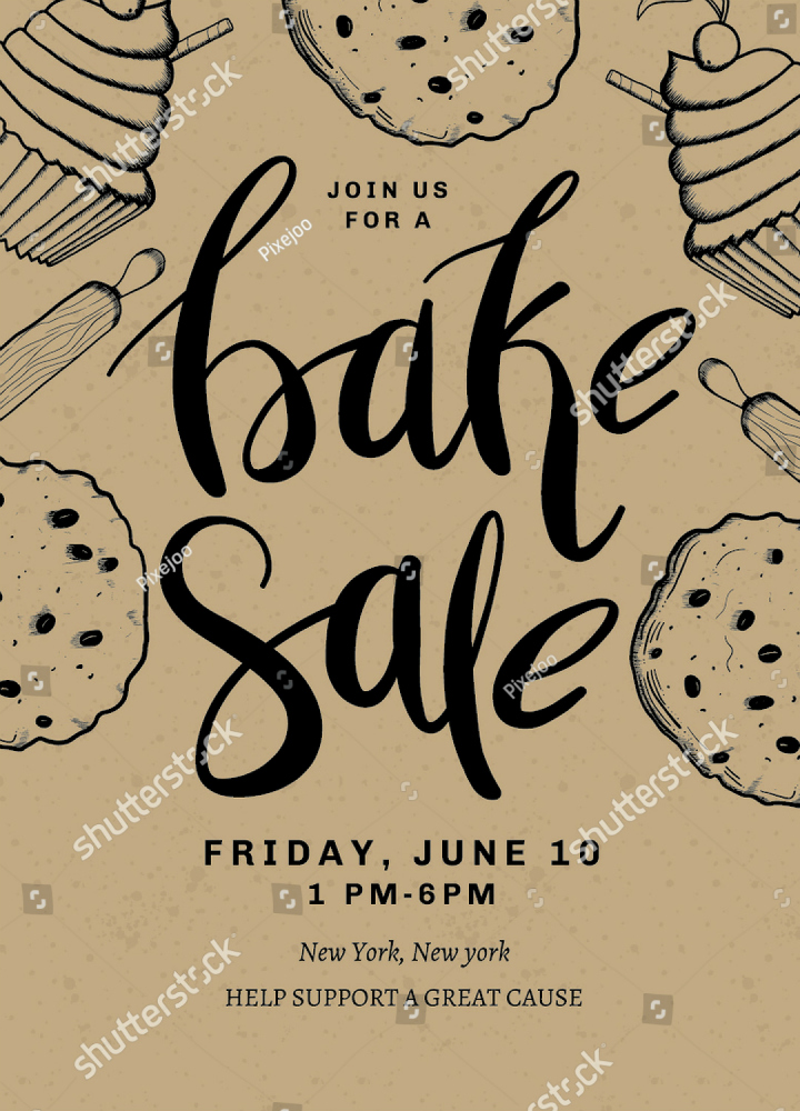 Bake Sale Flyers Templates Free Lovely 16 Restaurant Fundraising Flyer Designs &amp; Templates Psd