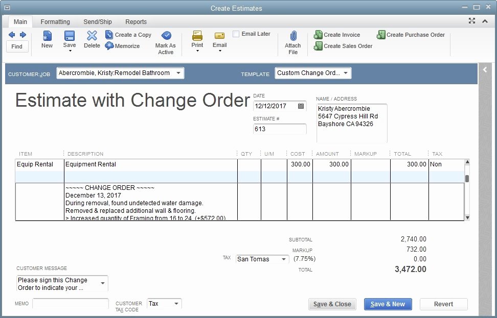 Bank Change order form Unique Amazon Quickbooks Premier Contractor 2014 [old Version] software