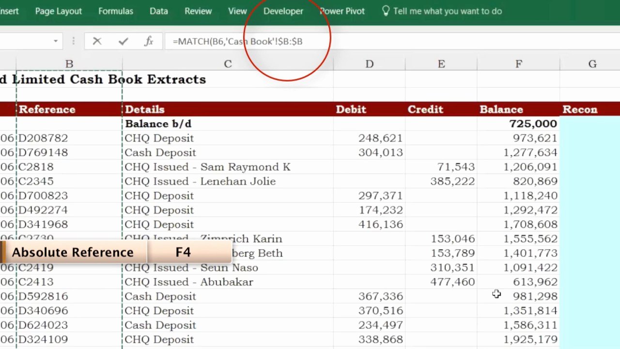 Bank Reconciliation Example Pdf Lovely Excel Tutorial Quick Bank Reconciliation In Excel