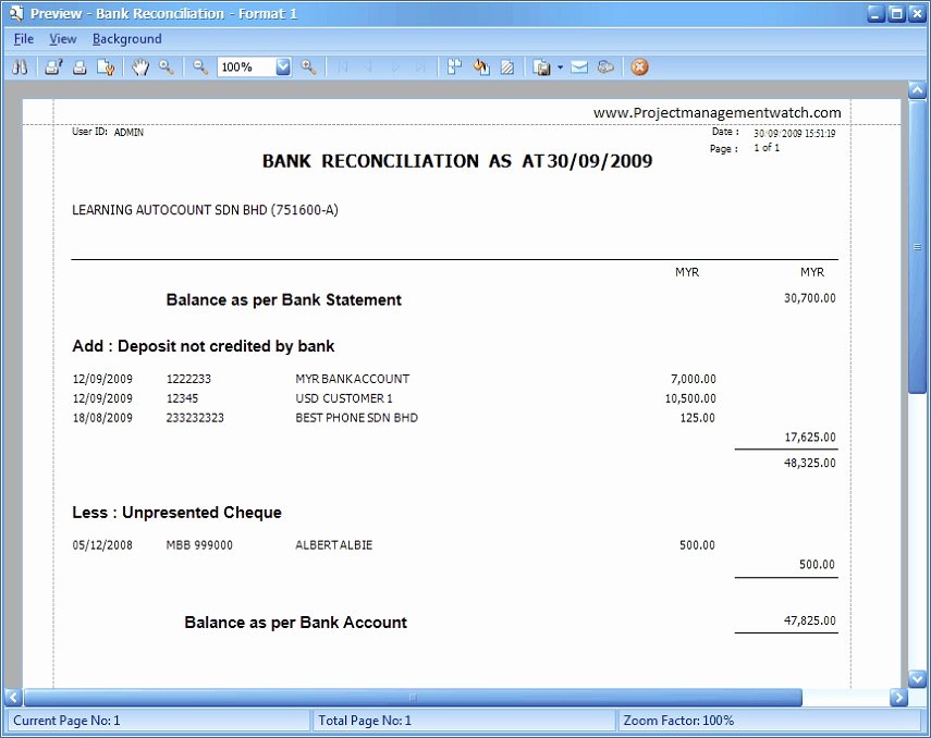 Bank Reconciliation form Excel Beautiful How Bank Reconciliation Statement Templates In Excel format Works Microsoft Project Management
