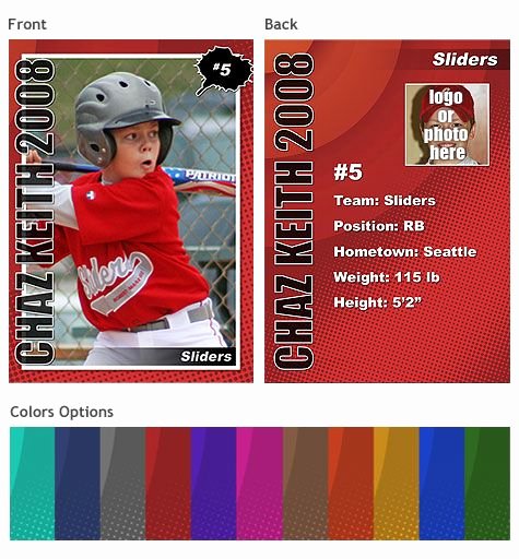 Baseball Trading Cards Template New Baseball Card Template Sports Trading Cards Template Vol 2 Craft Ideas