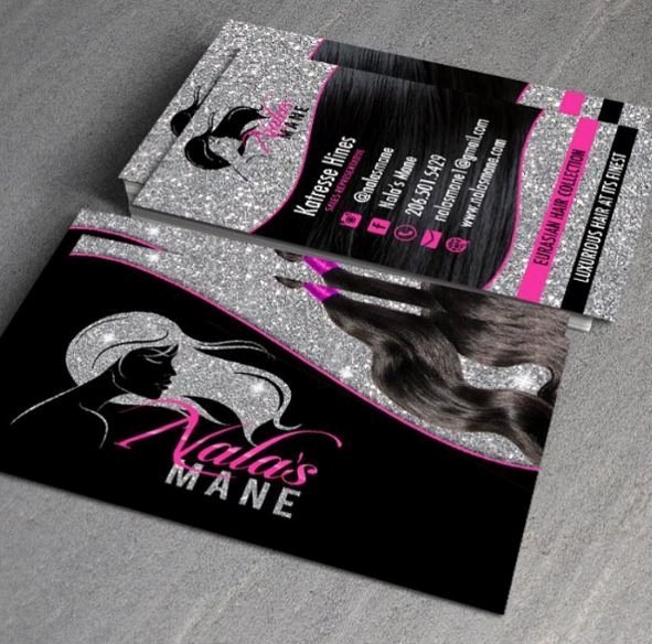Beauty Salon Business Card Awesome Hair Extensions Business Cards Created by Dt Webdesigns Beauty Business Cards In 2019