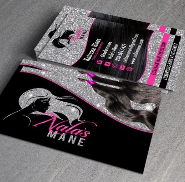 Beauty Salon Business Cards New Hair Extensions Business Cards Created by Dt Webdesigns top Converting Business Cards
