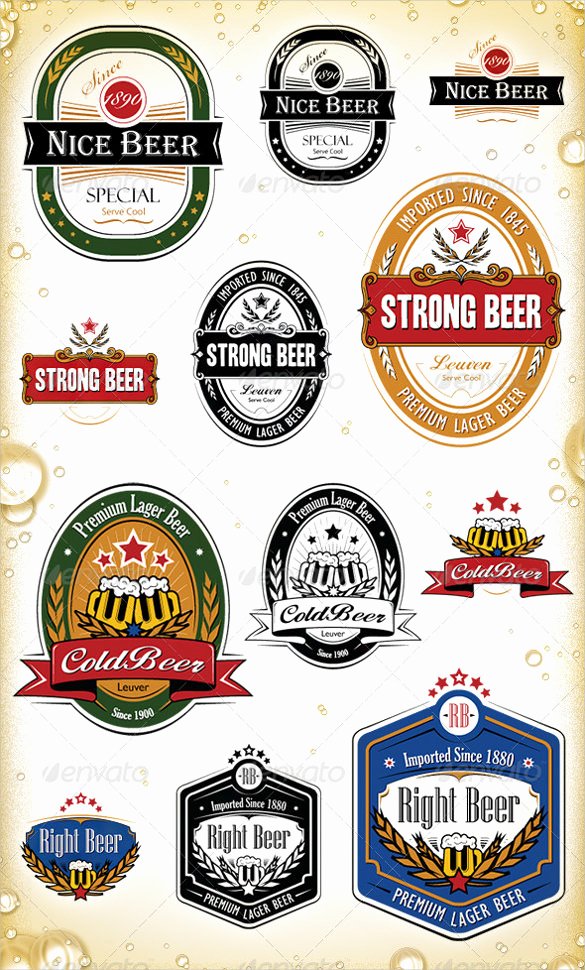 Beer Label Template Psd Elegant Beer Label Template 27 Free Eps Psd Ai Illustrator format Download