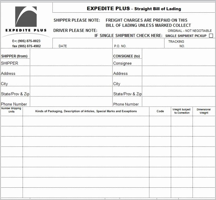 Bill Of Lading Excel Elegant Bill Lading Number format Template Resume Examples A4bm95zbov