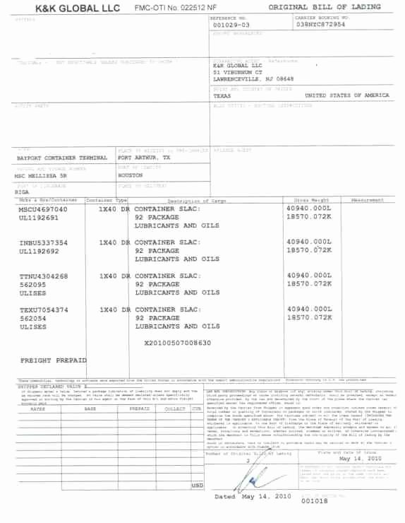 Bill Of Lading Template Word Awesome Bill Lading Templates Find Word Templates