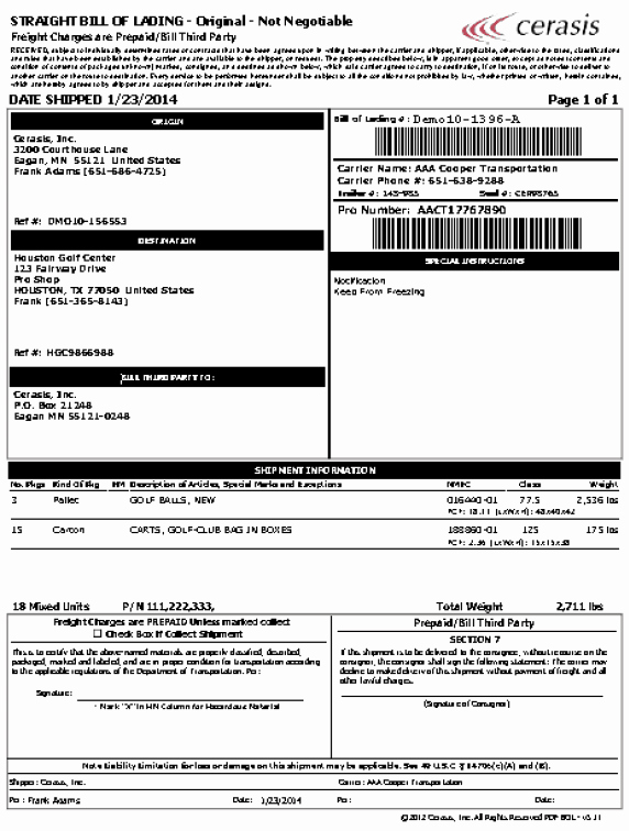Bill Of Lading Template Word Awesome Bill Lading Templates Find Word Templates