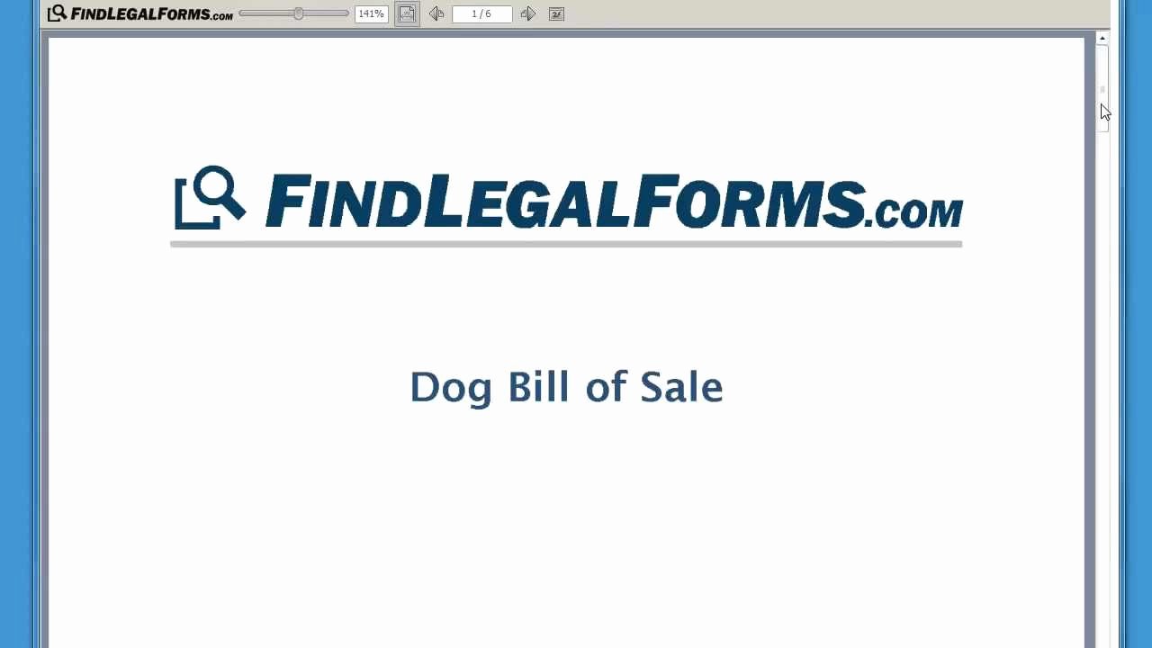 Bill Of Sale Dog Inspirational Dog Bill Of Sale Sample form