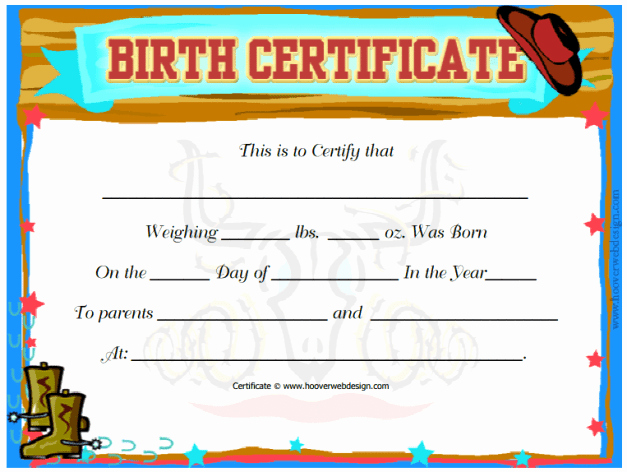 Birth Certificate Template Word New 21 Free Birth Certificate Template Word Excel formats