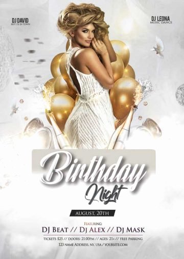 Birthday Party Flyer Templates Free Unique Download Free Psd Flyer for Party and Clubs Page 9 Of 93