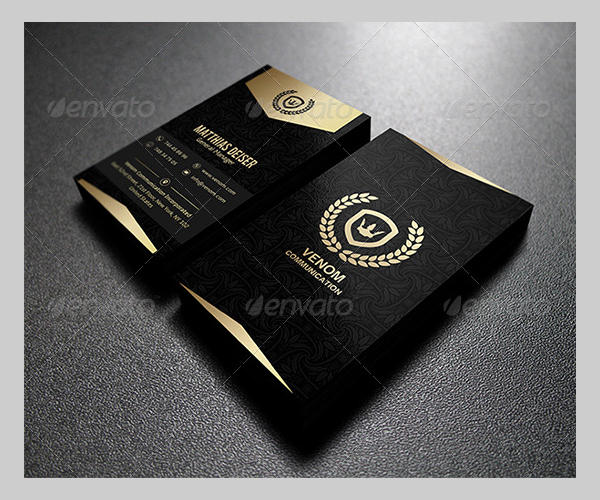 Black and Gold Business Cards Elegant 10 Best Business Card Examples