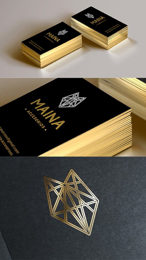 Black and Gold Business Cards Inspirational Sleek Black and Gold Foil Business Card Design Cardobserver