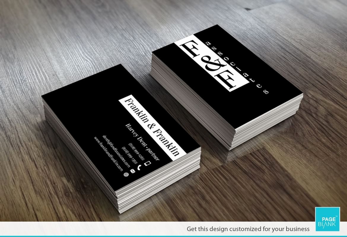 Black and White Business Cards Best Of Modern Black Business Cards