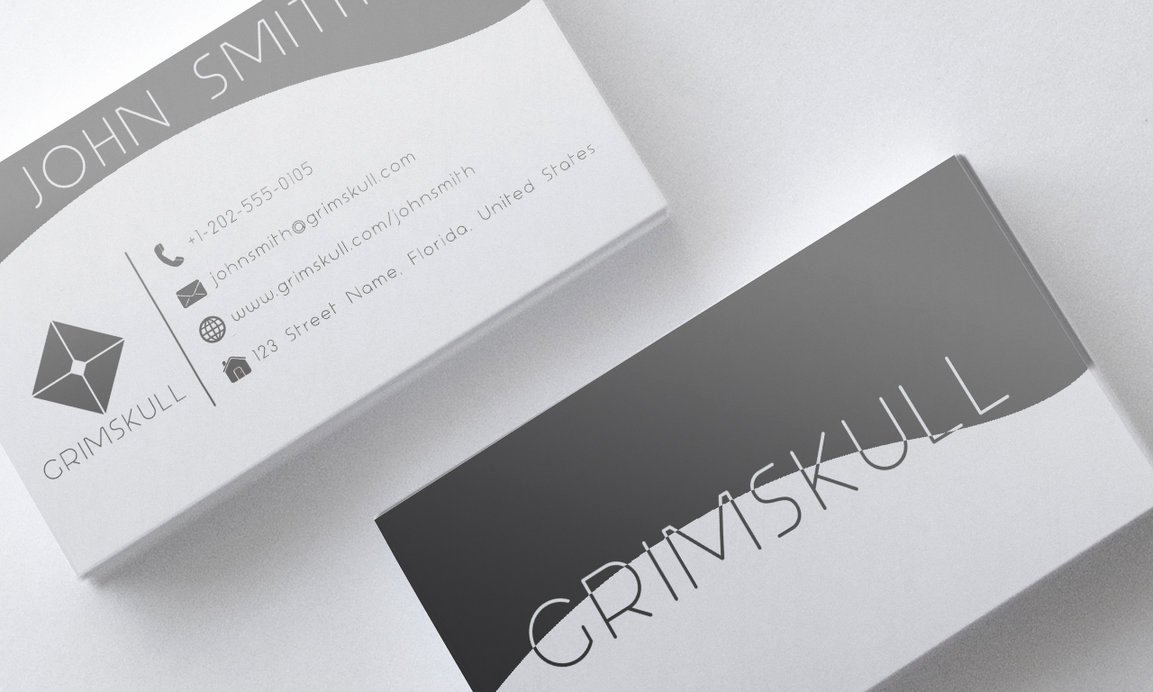 Black and White Business Cards Fresh Black and White Business Card Template by Nik1010 On Deviantart