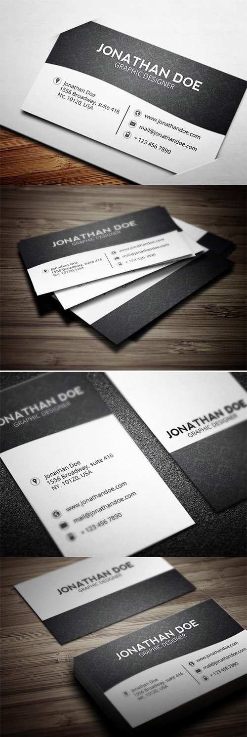 Black and White Business Cards New Black and White Business Cards Design 50 Inspiring Examples Design