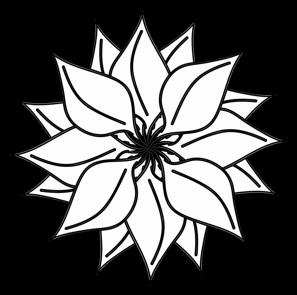 Black and White Flower Drawing Best Of Flower Black and White Clipart Illustrations S