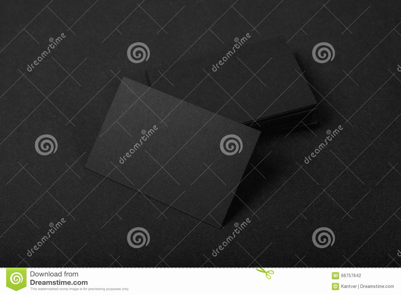 Black Business Card Background Inspirational Stack Blank Black Business Cards Textile Background Stock Image