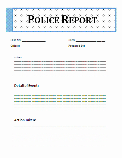 Blank Autopsy Report Template Beautiful Printable Sample Police Report Template form Laywers Template forms Line In 2019