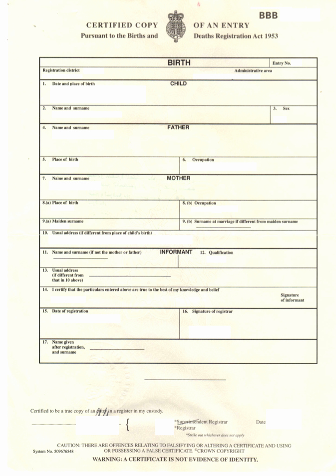 Blank Death Certificate Template Unique Blank Death Certificate Uk