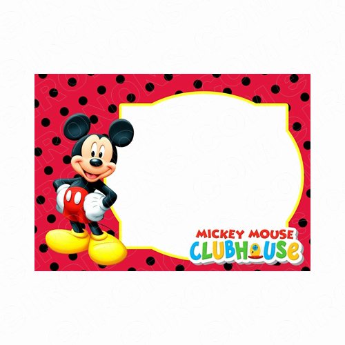 Blank Mickey Mouse Invitations Best Of Mickey Mouse Blank Editable Invitation Instant Download