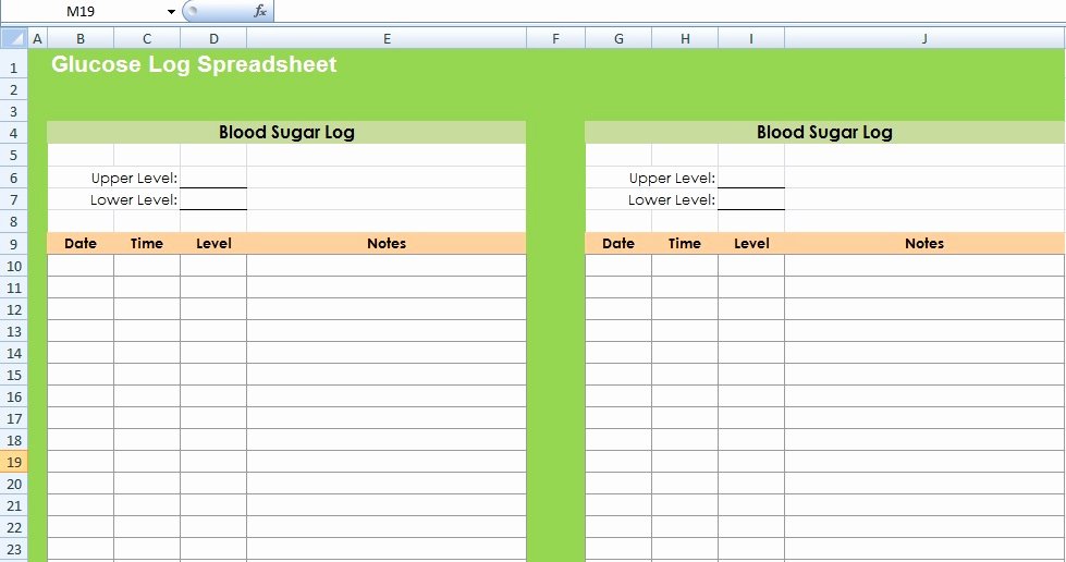 Blood Sugar Log Excel Elegant Get Glucose Log Spreadsheet Template Excel Spreadsheet Templates