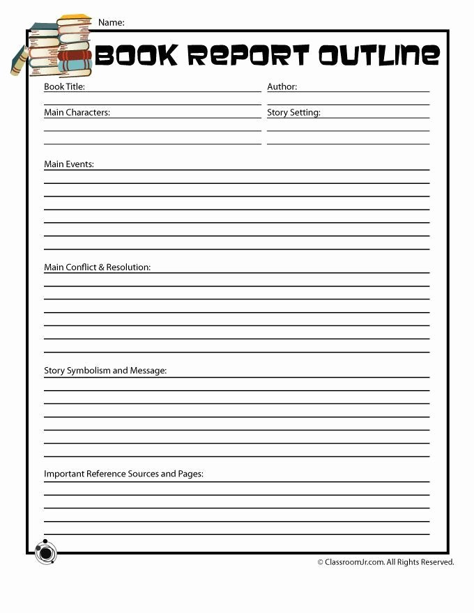 Book Report Examples 5th Grade Awesome 5th Grade Book Report Printables