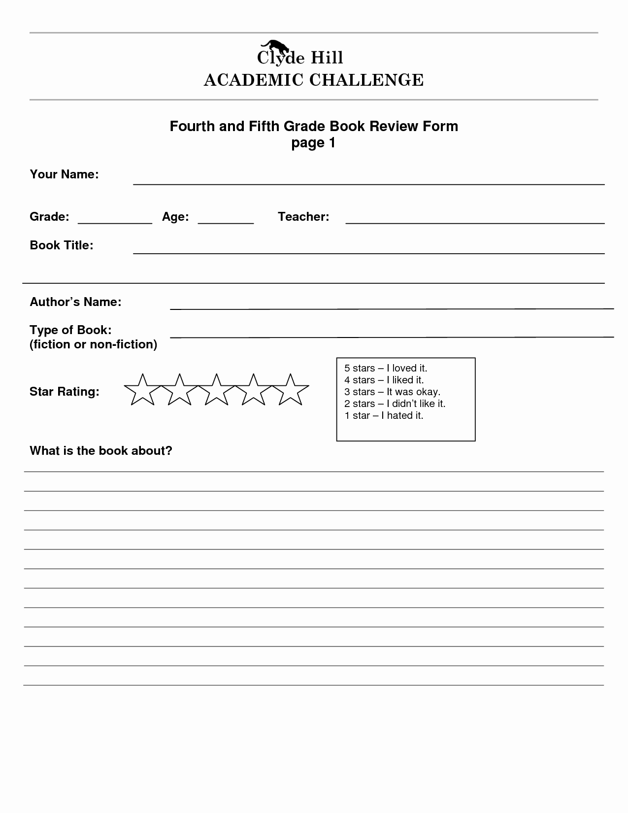Book Report Examples 5th Grade Unique 19 Best Of 4th Grade Book Report Worksheets 3rd Grade Book Report Worksheet 5th Grade