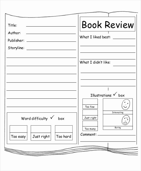 Book Review Template Pdf Elegant 10 Sample Book Report Free Sample Example format Download
