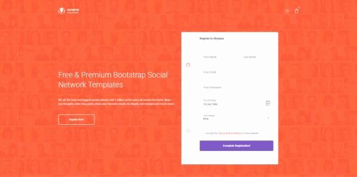 Bootstrap social Network Template Beautiful 22 top Creative HTML5 Travel Website Templates 2019 Colorlib