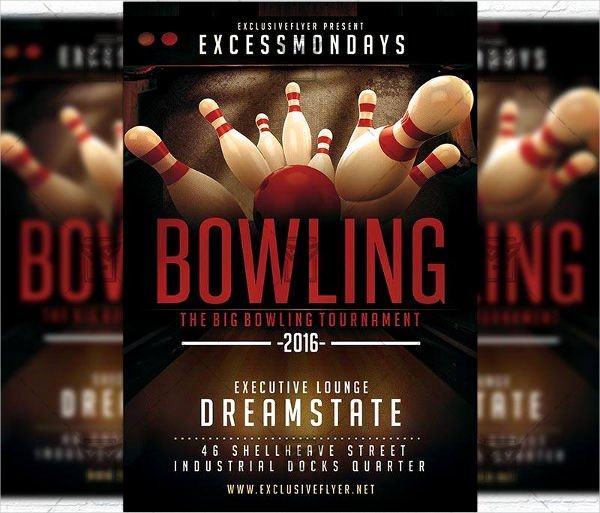 Bowling Flyer Template Free Awesome Bowling event Flyer Cti Advertising