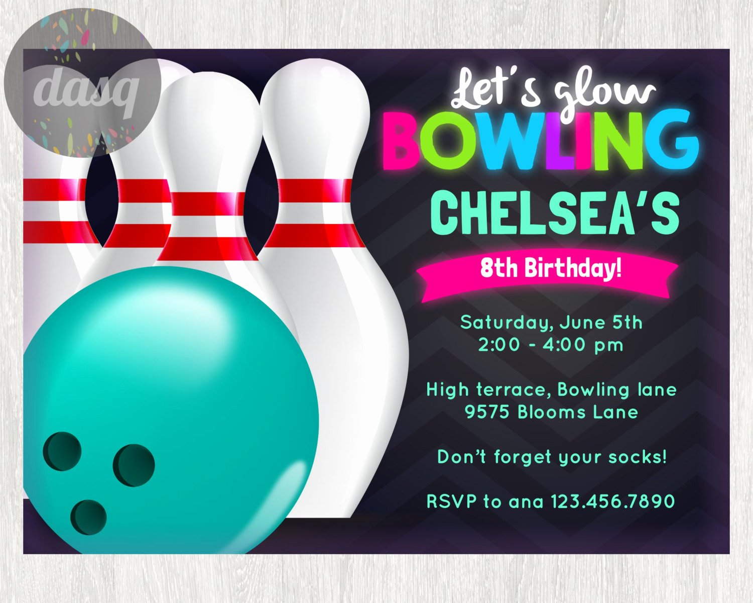 Bowling Party Invitations Free Luxury Free Printable Bowling Birthday Invitations