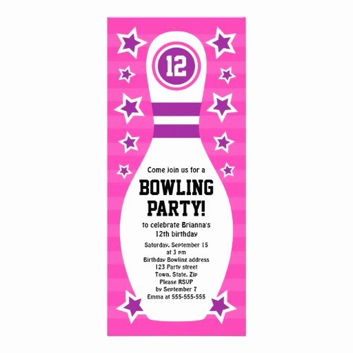 Bowling Party Invites Template Fresh Free Printable Bowling Party Invitation Templates