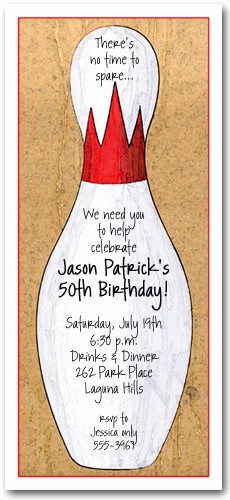 Bowling Party Invites Template Inspirational Bowling Pin Invitations Bowling Birthday Party Invitations